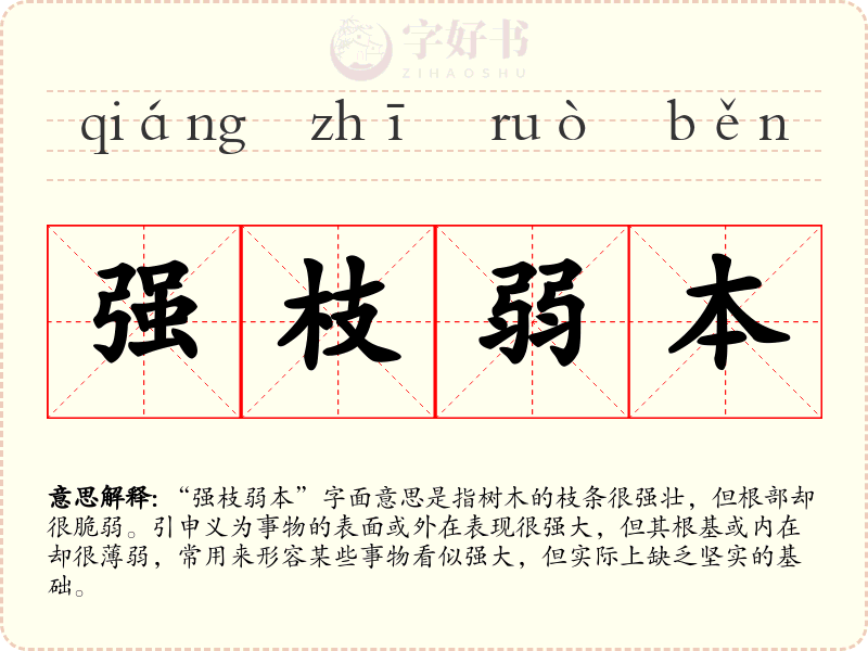 强枝弱本