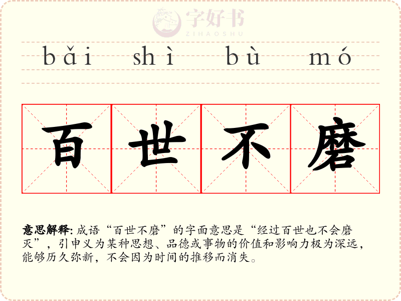 百世不磨
