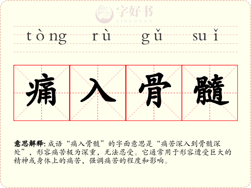痛入骨髓