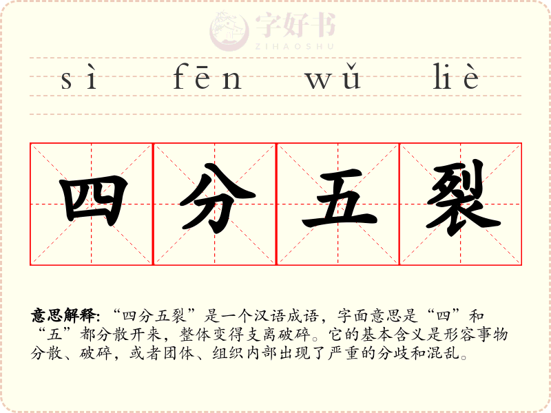 四分五裂