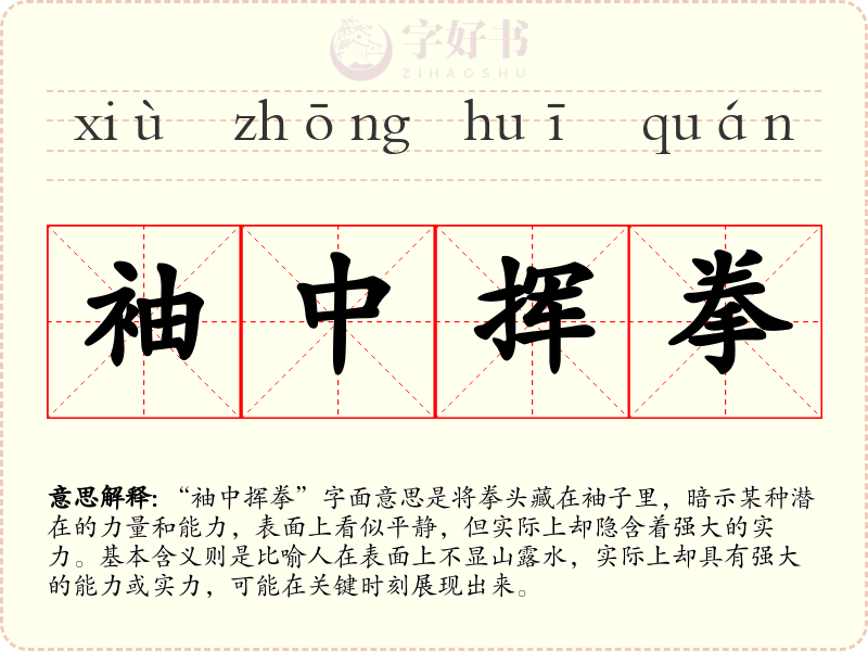 袖中挥拳
