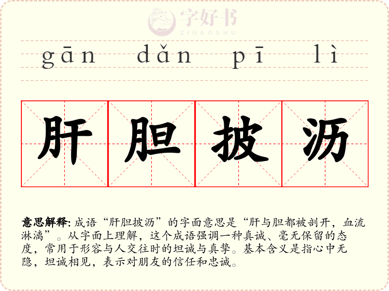 肝胆披沥