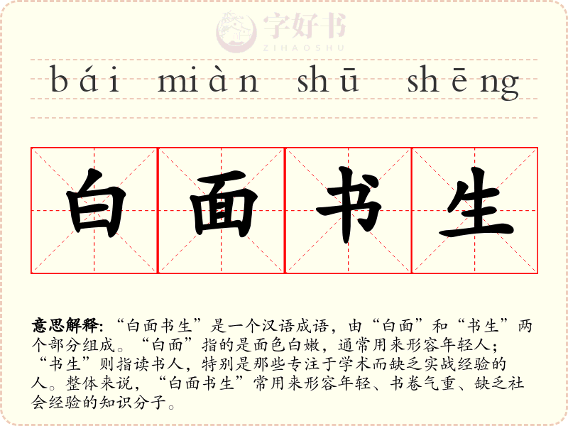 白面书生