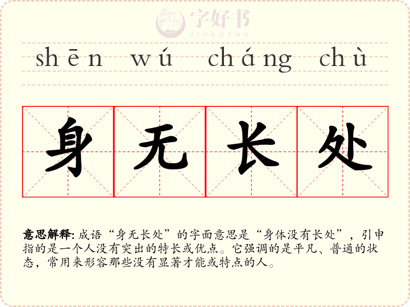 身无长处