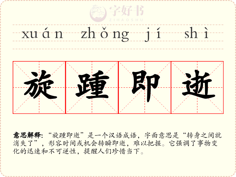 旋踵即逝
