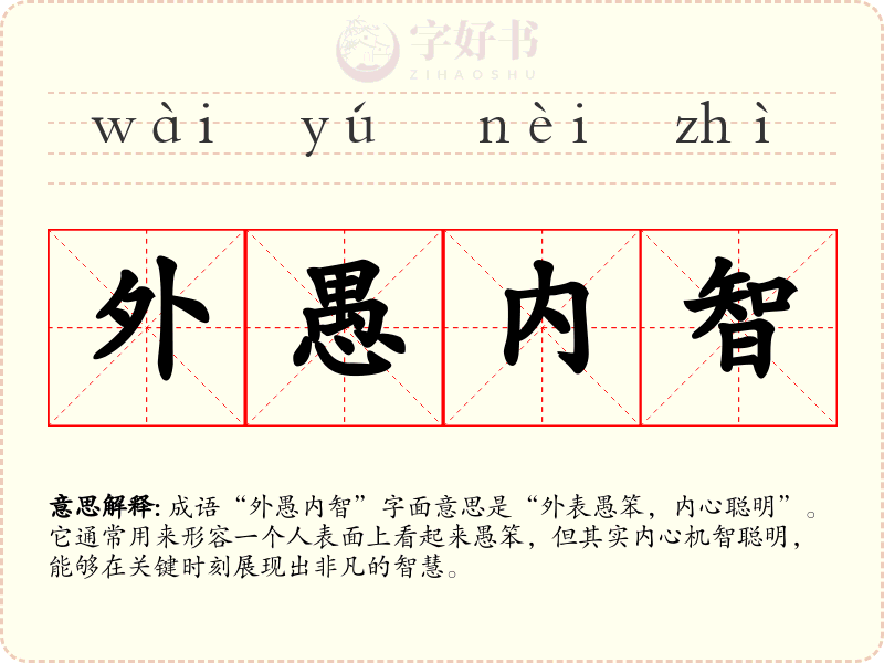 外愚内智