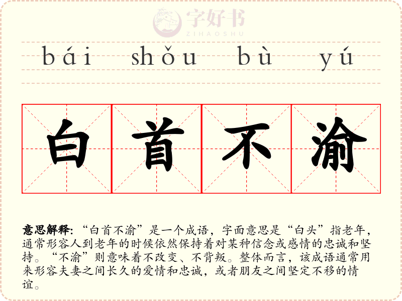 白首不渝