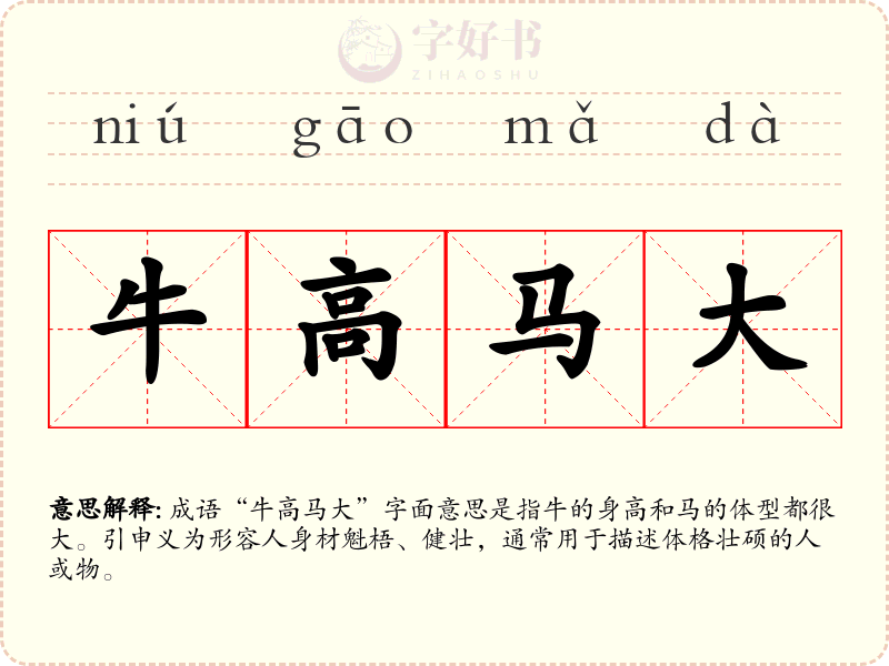 牛高马大