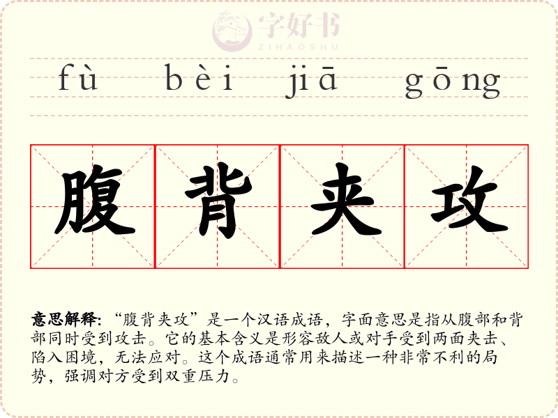 腹背夹攻