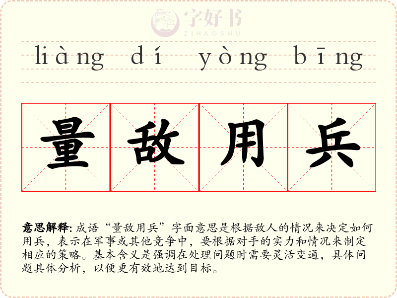 量敌用兵