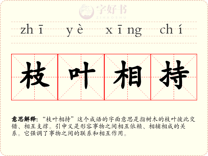 枝叶相持