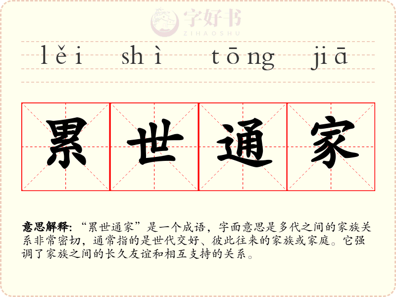 累世通家