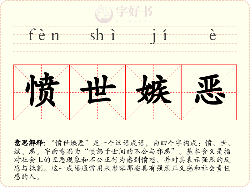 愤世嫉恶