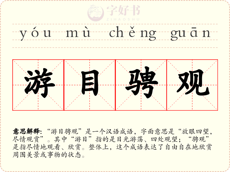 游目骋观