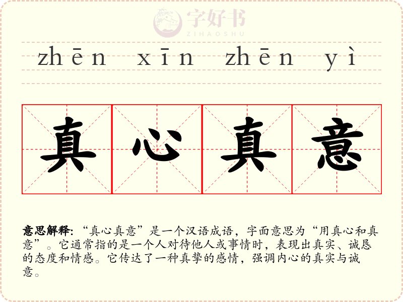 真心真意