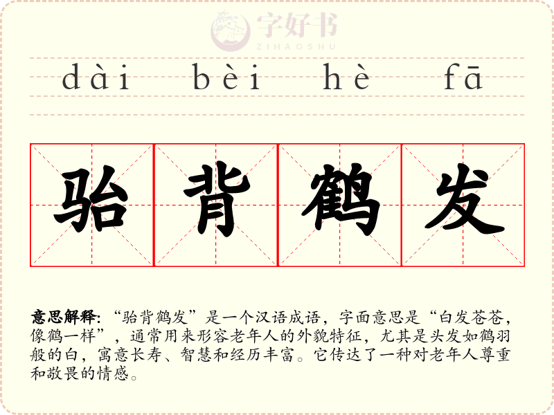 骀背鹤发