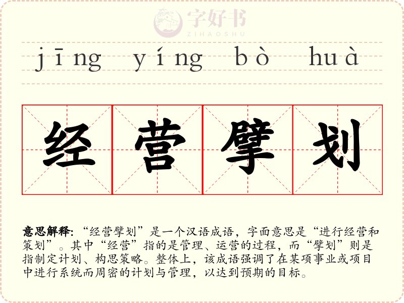 经营擘划