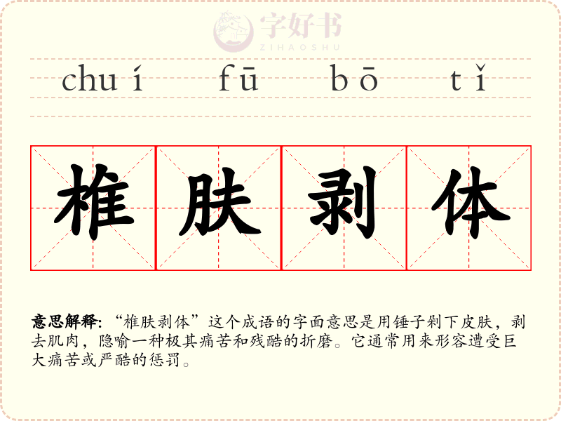 椎肤剥体