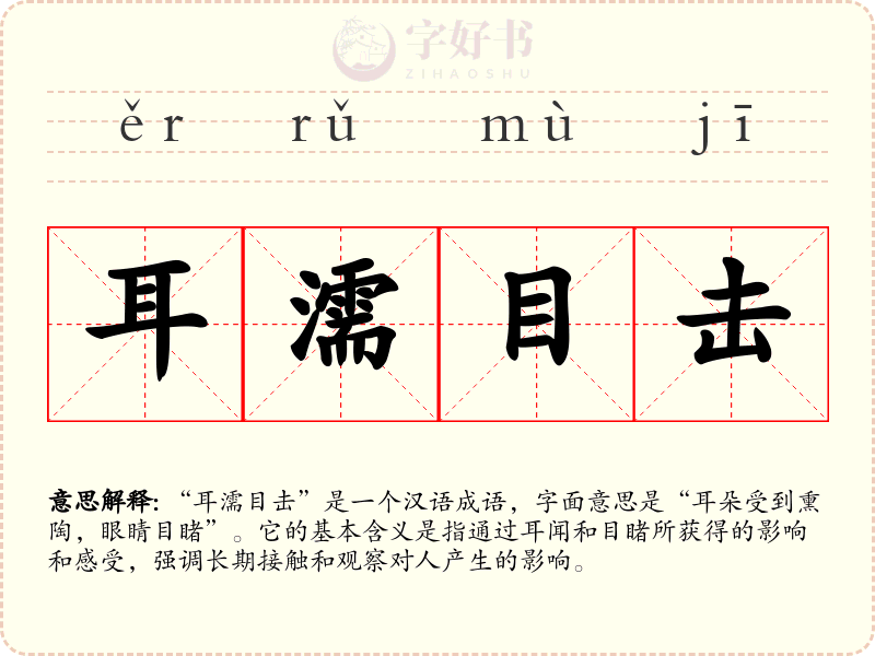 耳濡目击