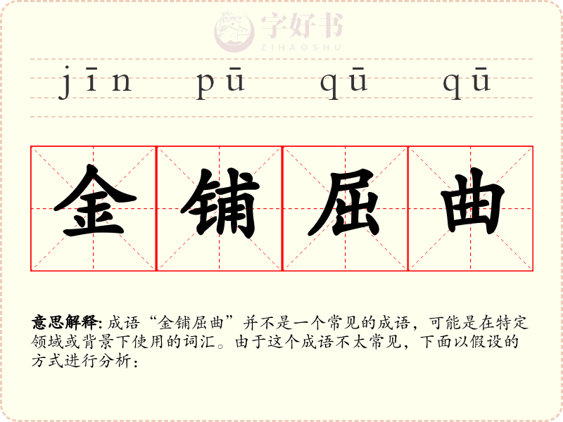 金铺屈曲