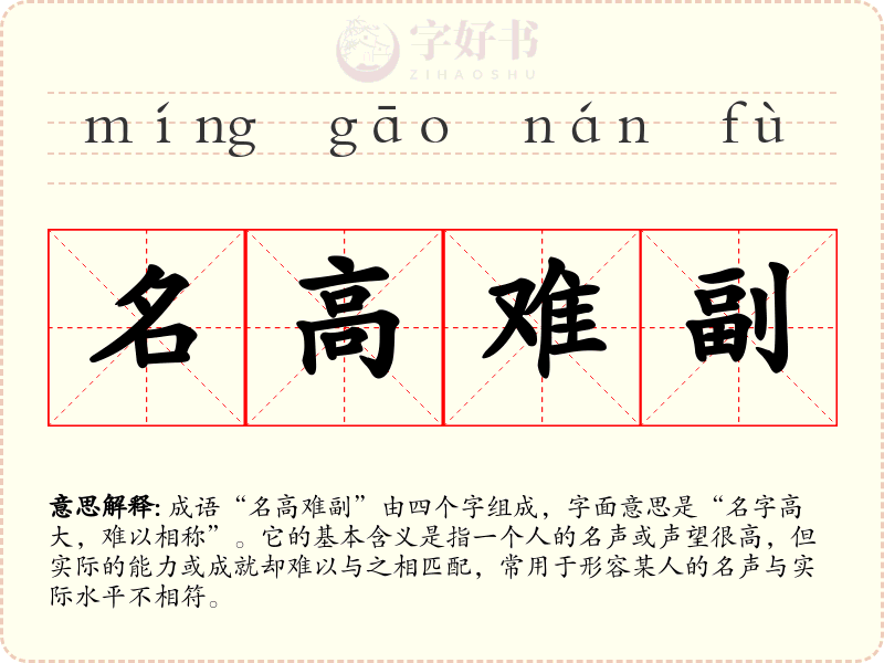 名高难副