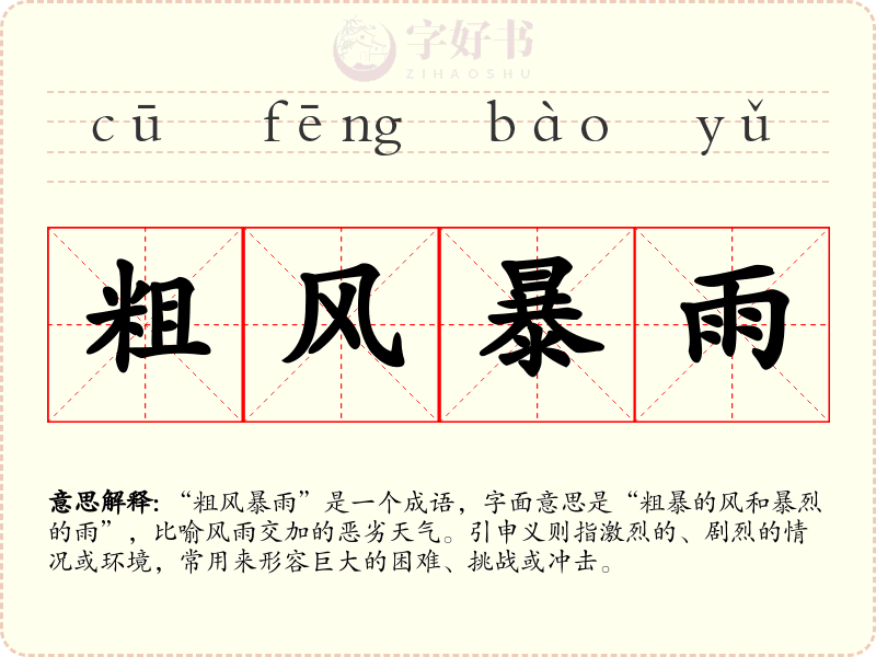 粗风暴雨