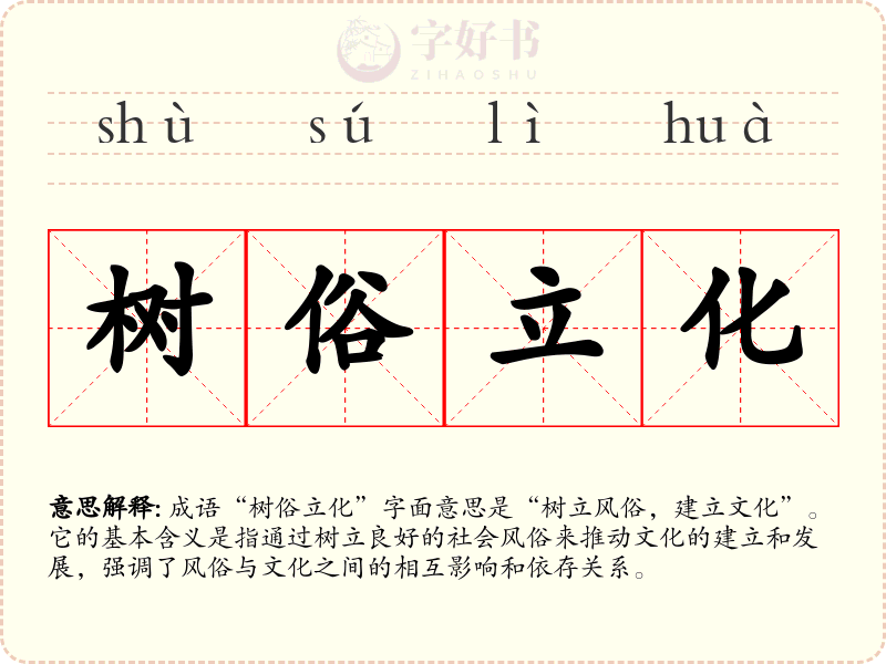 树俗立化
