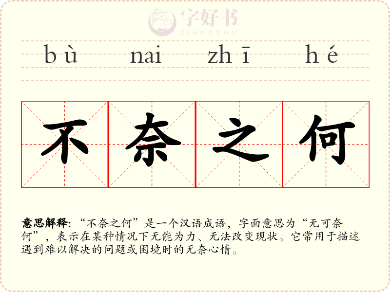 不奈之何