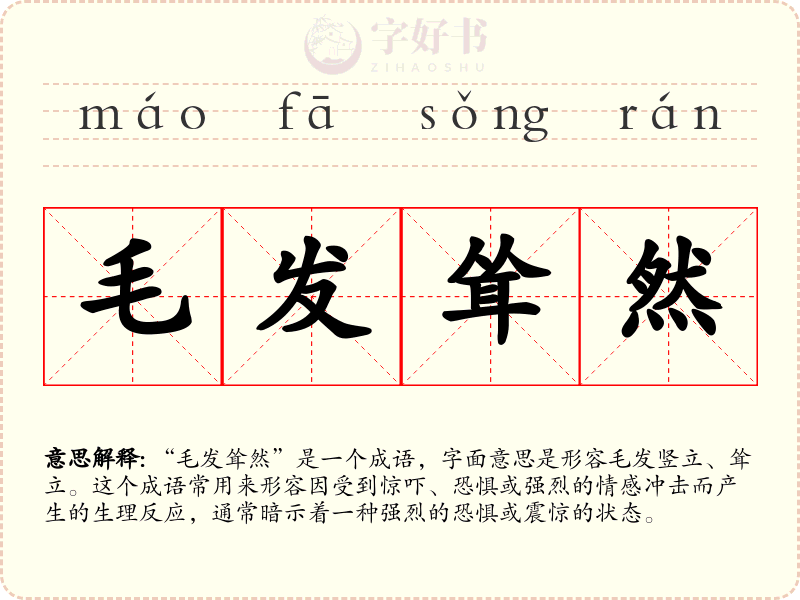 毛发耸然