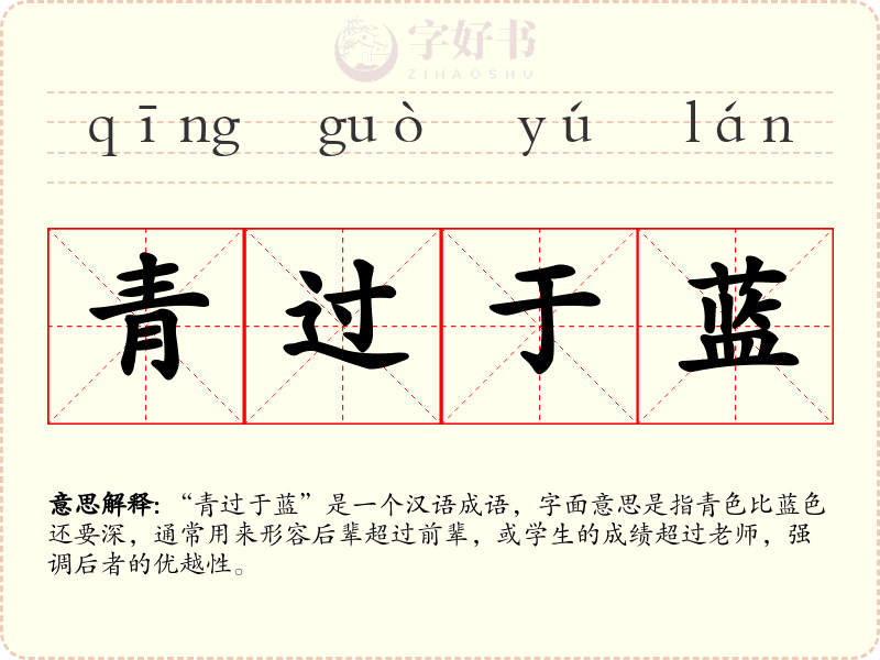 青过于蓝