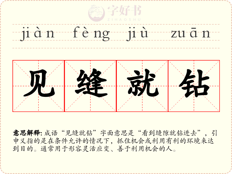 见缝就钻