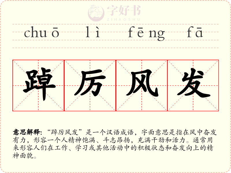 踔厉风发