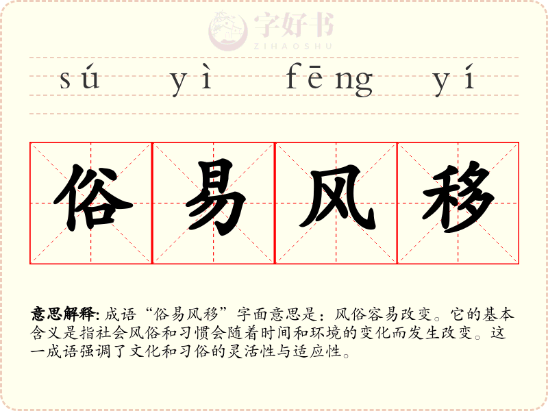 俗易风移