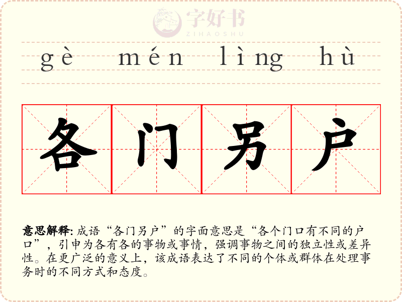 各门另户