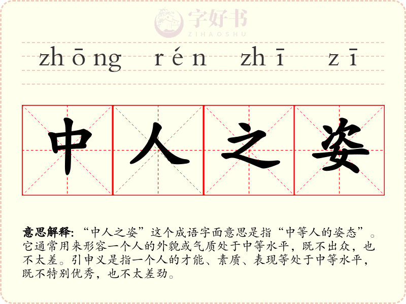 中人之姿