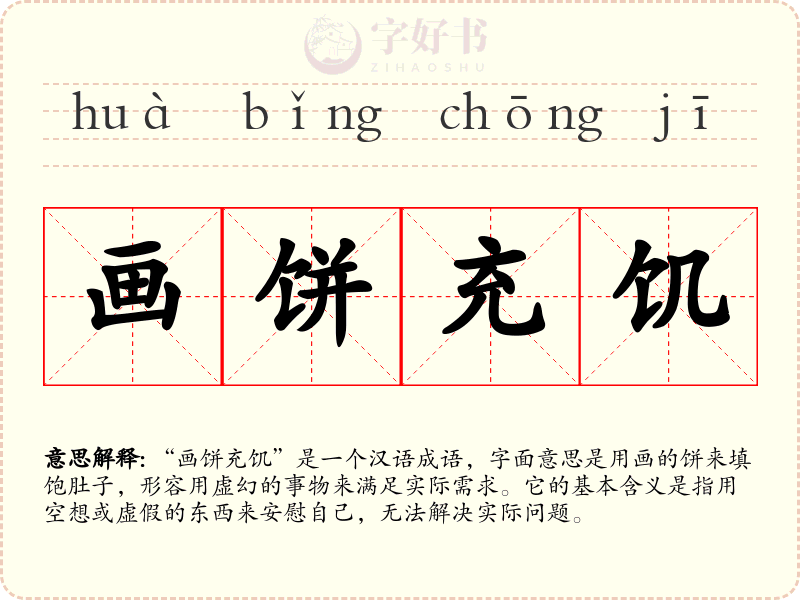 画饼充饥