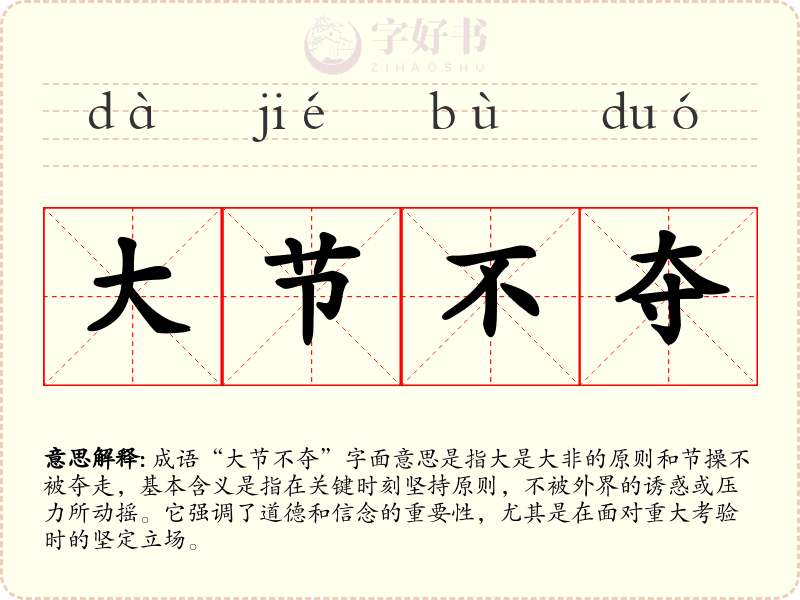 大节不夺