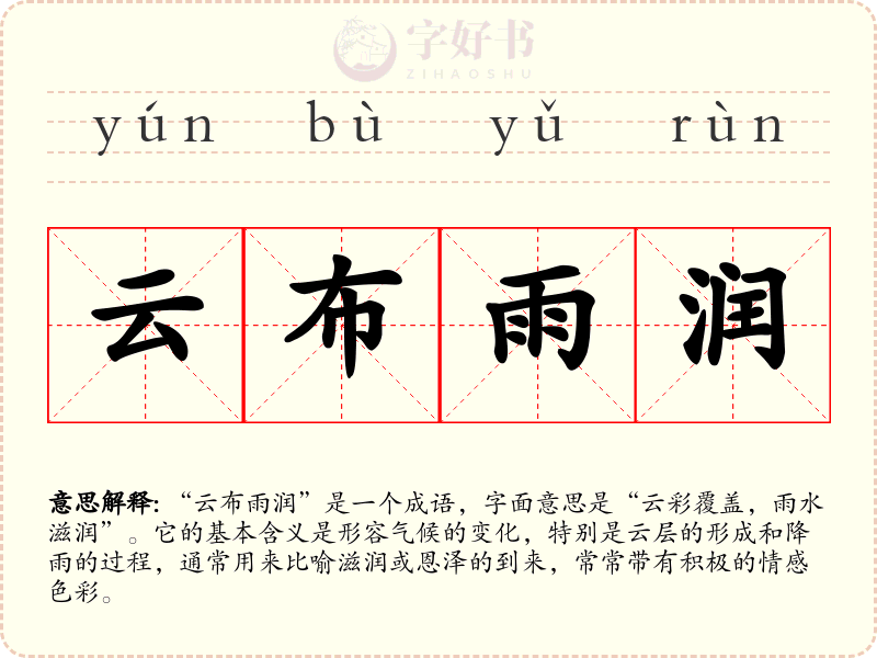 云布雨润