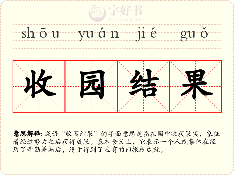 收园结果