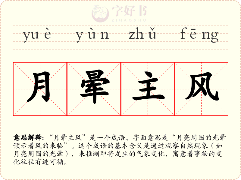 月晕主风