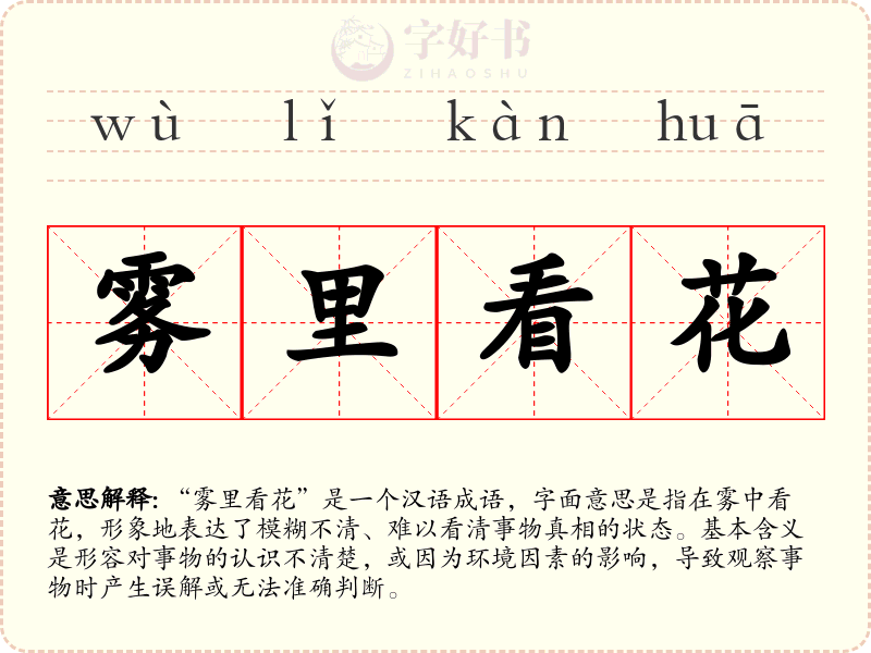 雾里看花