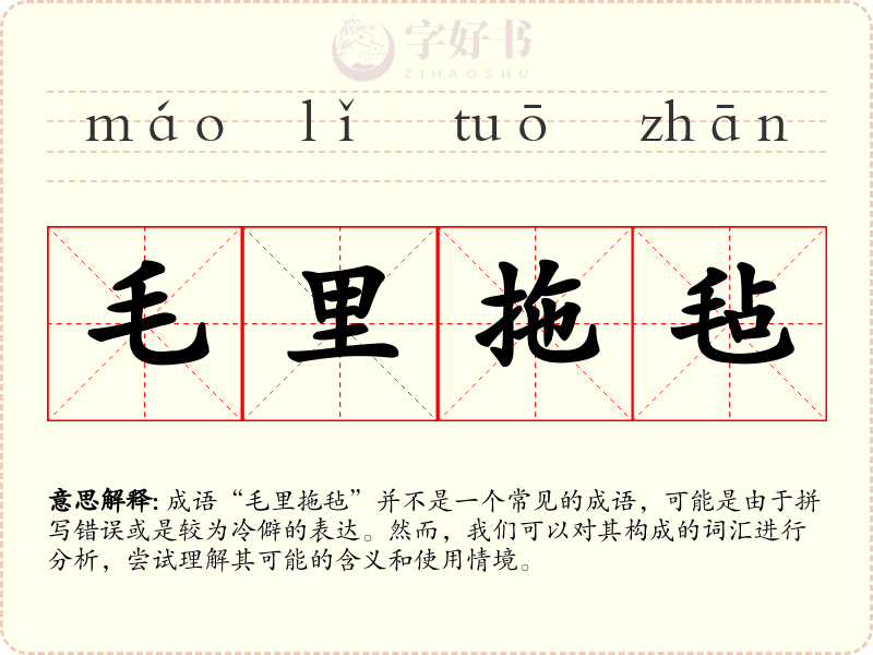 毛里拖毡