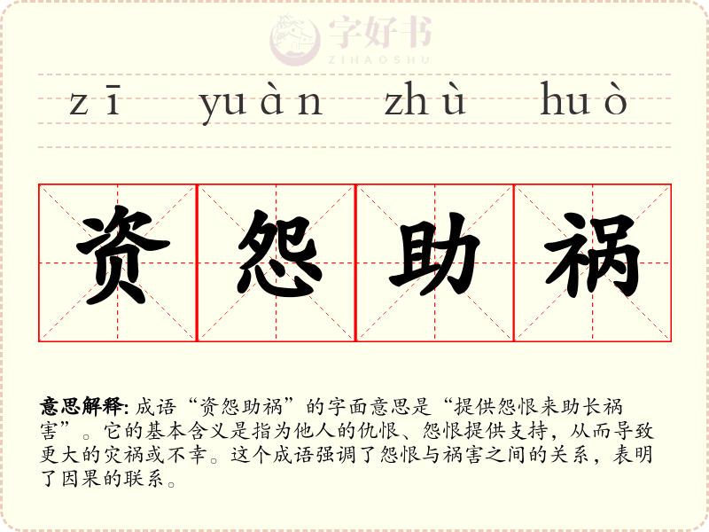 资怨助祸