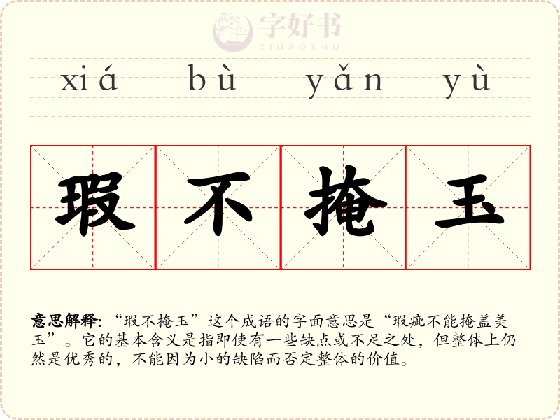 瑕不掩玉