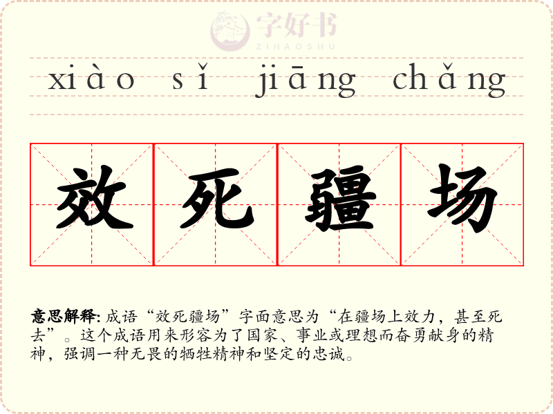 效死疆场