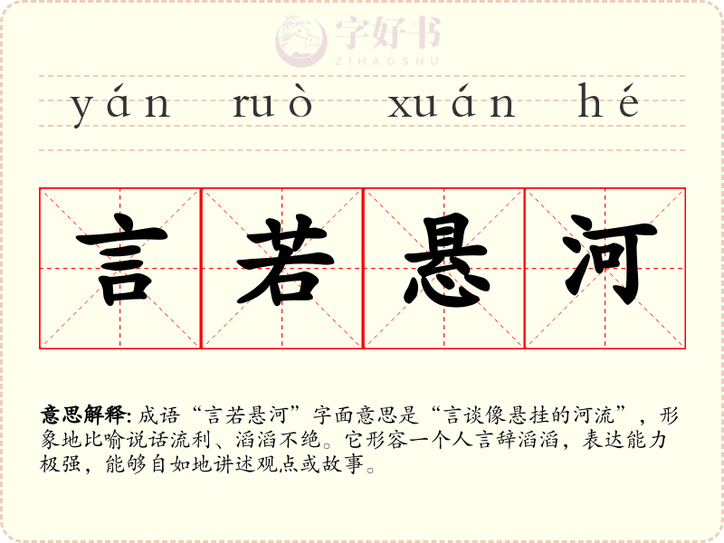 言若悬河
