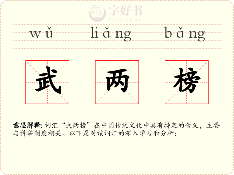 武两榜