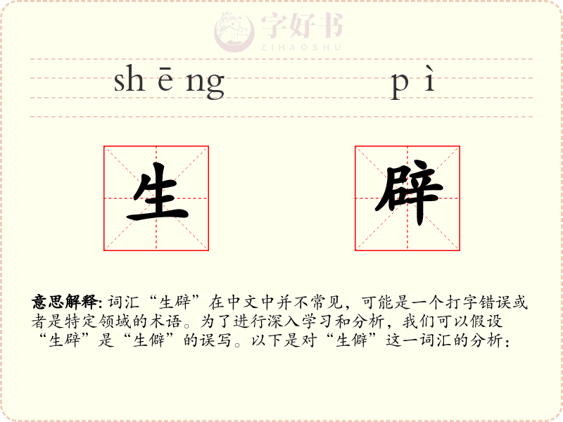 生辟
