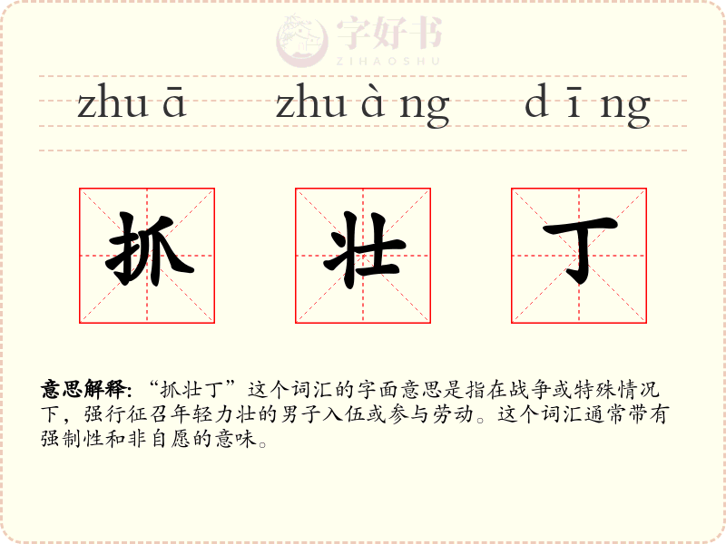 抓壮丁