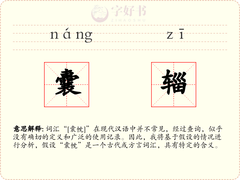 囊辎